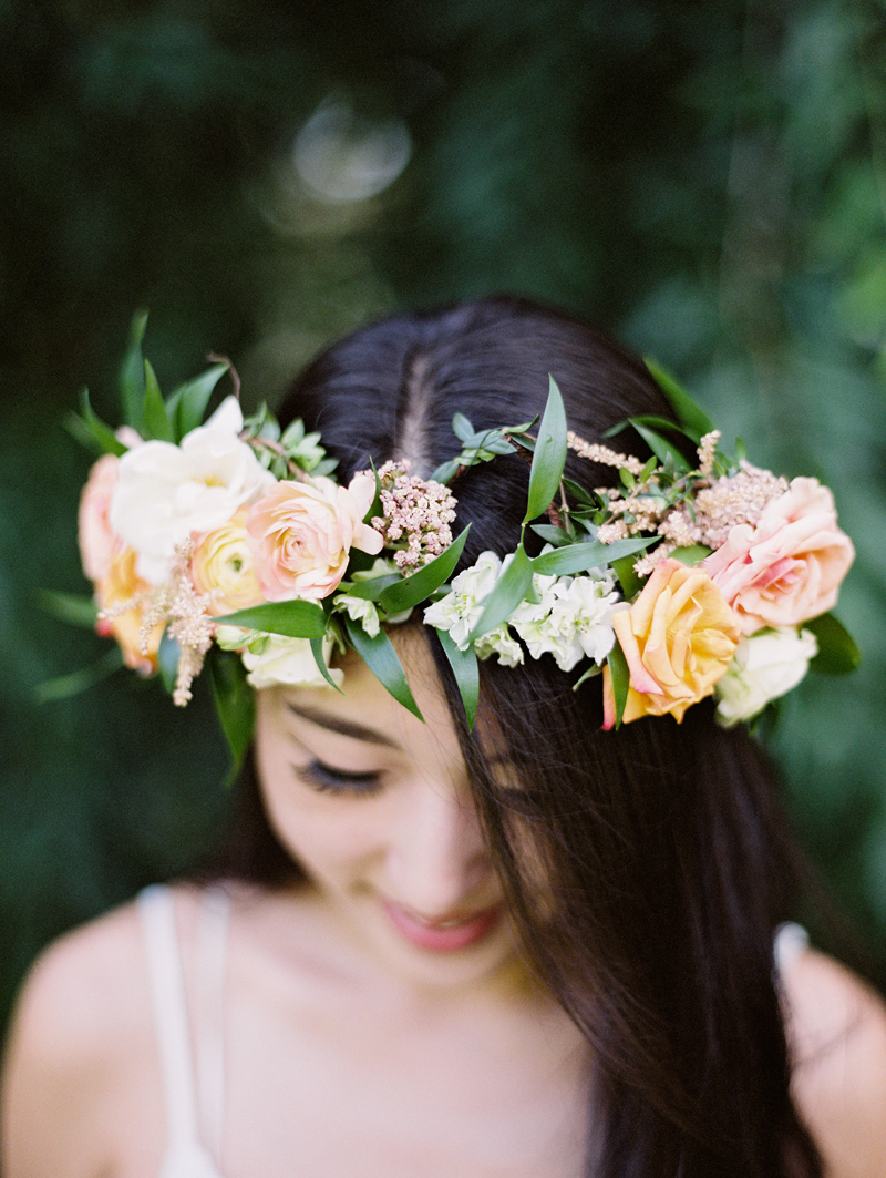 Flower Crown at BeePie Event by Maria Mack Photography 