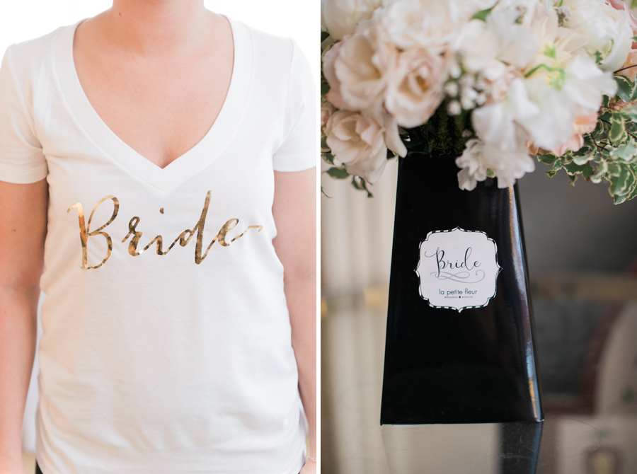 custom bride T-shirt