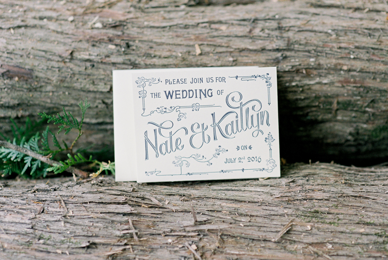 Kaitlyn and Nate's Wedding invitation 