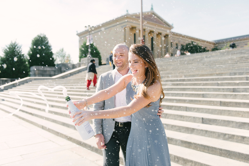 Amanda and Chris's engagement session at the Philadelphia Art Museum by Maria Mack Photography ©2016 https://mariamackphotography.com