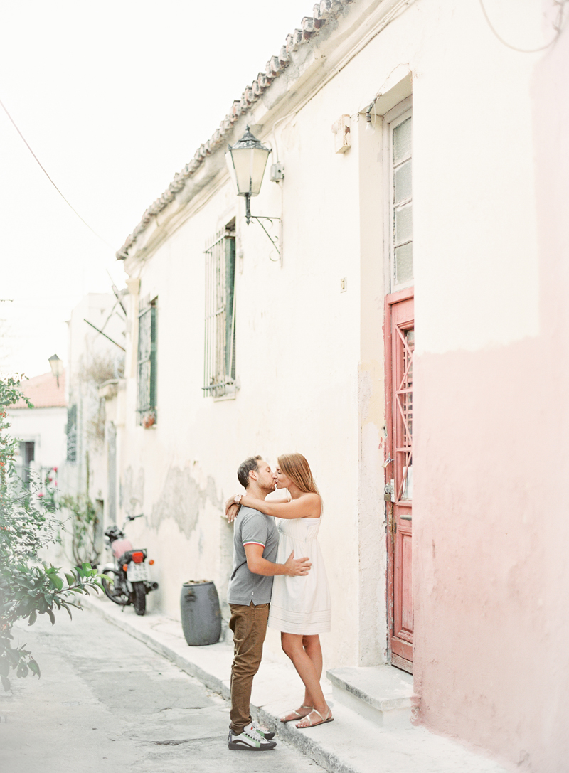 Engagement Session Photos in Plaka Greece