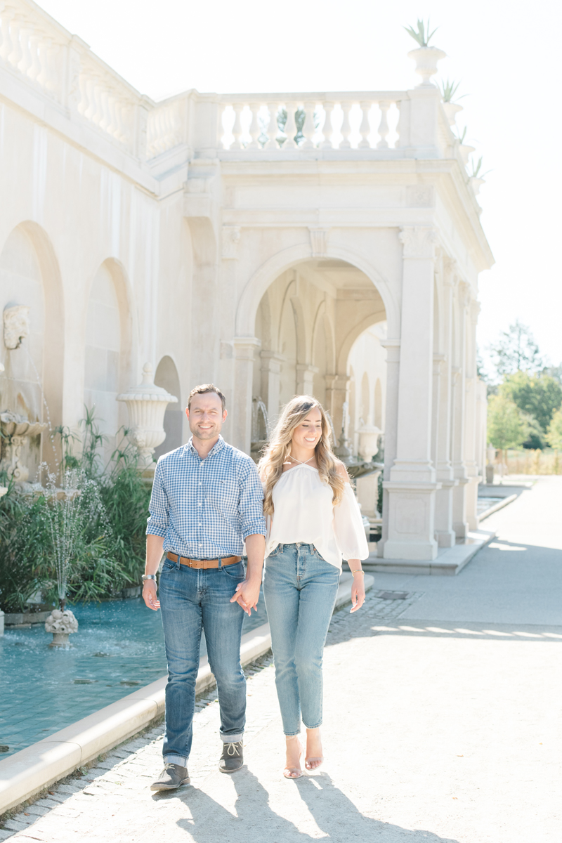 Longwood Gardens PA, Engagement session photos