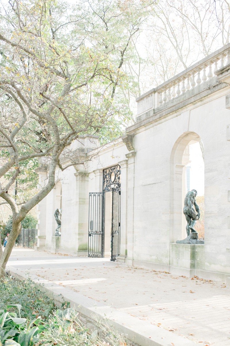 Rodin Museum Philadelphia, PA engagement session photos